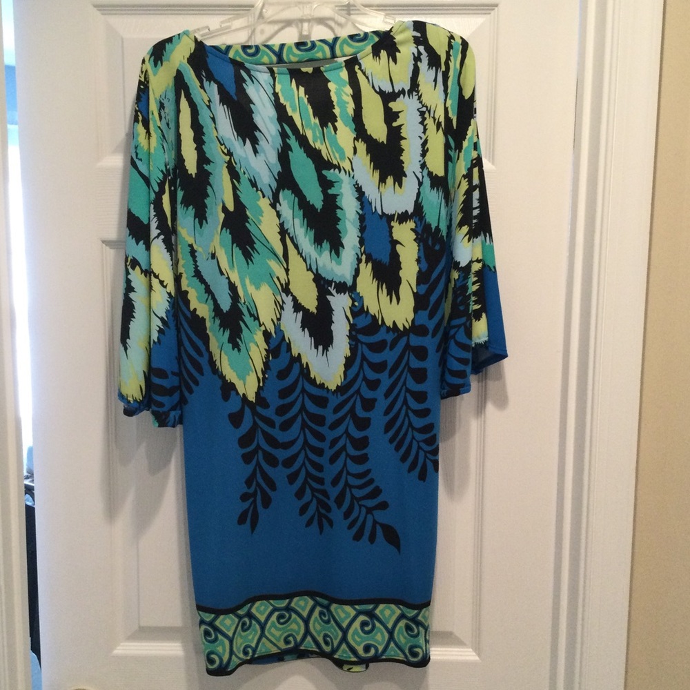 Hale Bob bat sleeve cutout dress